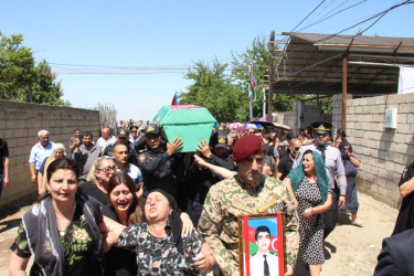 Şəhid Novruzov Niyaz İlyas oğlunun dəfn mərasimi