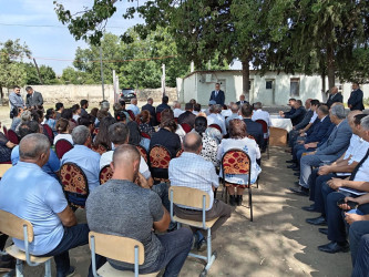 Şəfəq kəndində səyyar qəbul keçirildi