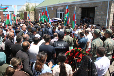 Goranboy rayonunda Birinci Qarabağ müharibəsinin itkin şəhidinin dəfn mərasimi keçirildi