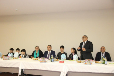 Novruz və Ramazan bayramları münasibətilə şəhid övladları ilə bayram tədbiri keçirildi