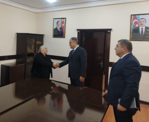 Goranboy rayon İcra Hakimiyyətində bir qrup şəhid ailələrinin müraciətləri dinlənildi