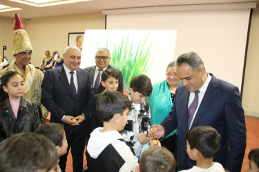 Novruz və Ramazan bayramları münasibətilə şəhid övladları ilə bayram tədbiri keçirildi