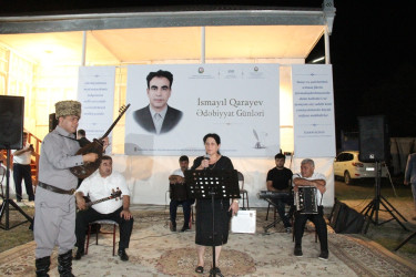 Goranboyda “İsmayıl Qarayev Ədəbiyyat Günləri” adlı ədəbi-bədii gecə keçirildi