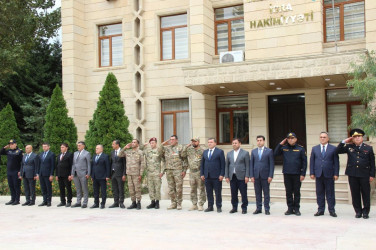 Goranboyda “27 sentyabr-Anım Günü” Şəhidlərimizin xatirəsi 1 dəqiqəlik sükutla yad edildi