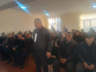 Goran qəsəbəsində səyyar qəbul keçirildi