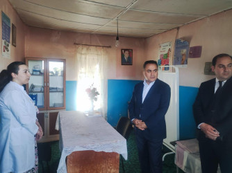 Vətəndaşlarımn müraciətləri ilə bağlı Goranboy rayon İcra Hakimiyyətinin başçısı Qırıqlı kəndində
