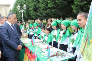 "Yaşıl dünya naminə həmrəylik ili" çərçivəsində rəsm və əl işləri sərgisi təşkil olundu.2024-cü il