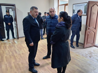 Goranboy rayon İcra Hakimiyyətində vətəndaşların müraciətləri dinlənildi