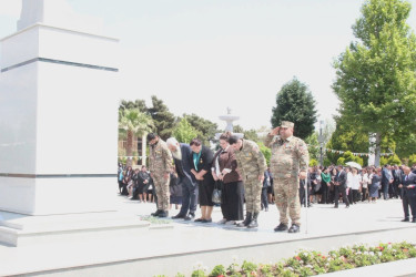Goranboyda Ümummilli Lider Heydər Əliyevin 103-cü ildönümü ilə bağlı "Vətənə, xalqa həsr edilən ömür" mövzusunda konfrans keçirildi