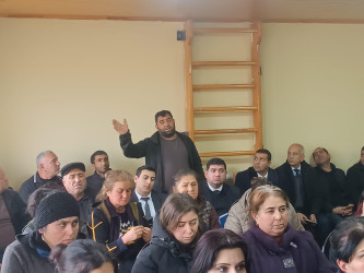 Balakürd kəndində səyyar qəbul keçirildi