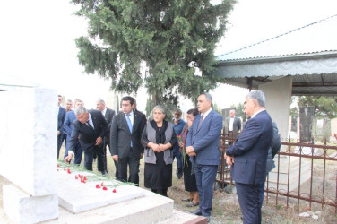 “27 sentyabr-Anım Günü”nün beşinci ildönümü ilə bağlı Tap Qaraqoyunluda şəhidlərimizin məzarları ziyarət olundu