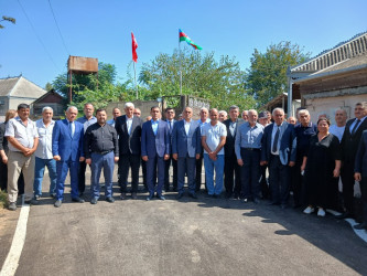 Goranboyda şəhid ailəsinə göstərilən diqqət və qayğının növbəti nümunəsi