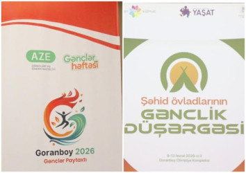 "Goranboy 2026-Gənclər Paytaxtı" ümumrayon tədbirləri çərçivəsində, Olimpiya İdman Kompleksində 60 nəfər şəhid övladlarının iştirakı ilə təşkil olunan gənclik düşərgəsinin açılış mərasimi keçirildi