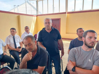Goranboyda növbəti səyyar qəbul Nadirkənd kəndində keçirildi