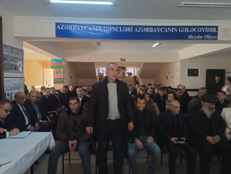 Goranboyda yeni ilin ilk səyyar qəbulu Əlirzalı kəndində keçirildi