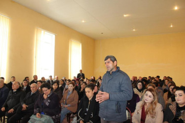 Borsunlu kəndində səyyar qəbul keçirildi