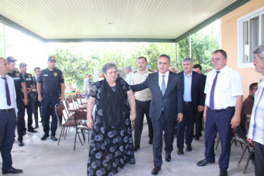 Qızılhacıllı qəsəbəsində şəhid atasının dəfn mərasimi keçirildi