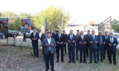 Xoylu və Yolqulular kəndlərində şəhidlərimizin məzarları ziyarət edildi