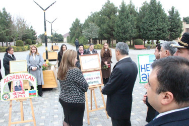Goranboyda Ümummilli Lider Heydər Əliyevin anım günü ilə bağlı, Heydər Əliyev Mərkəzinə ekskursiya təşkil edildi