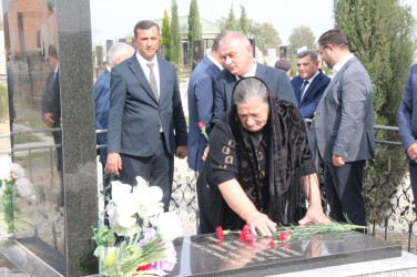 Rəhimli kəndində şəhidlərimizin  məzarları ziyarət edildi