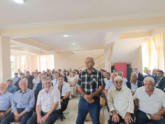 Goranboy şəhərində səyyar qəbul keçirildi