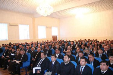 Goranboyda, “2025-ci ildə rayonun ictimai-siyasi,sosial-iqtisadi və mədəni inkişafı sahələrində görülmüş işlər və cari ildə qarşıda duran vəzifələr barədə” RİH Başçısının illik hesabat iclası keçirildi