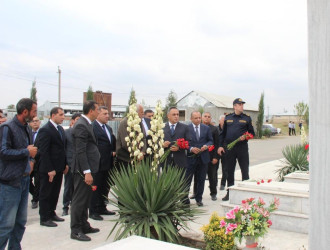 “27 sentyabr-Anım Günü”nün beşinci ildönümü ilə bağlı Dəliməmmədlidə şəhidlərimizin məzarları ziyarət olundu