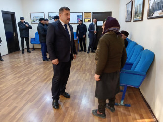 Goranboy rayon İcra Hakimiyyətində vətəndaşların müraciətləri dinlənildi