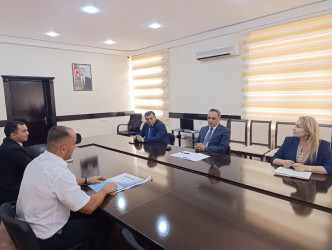 Goranboyda qalib idmançı ilə görüş keçirildi