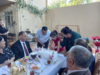 Goranboyda Şəhid Milli Qəhrəman Niyazi Aslanovun həyat yoldaşı Rübabə İsmayılovanın 65 illik yubileyi qeyd olundu