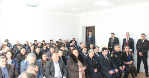 Qarqucaq kəndində səyyar qəbul keçirildi