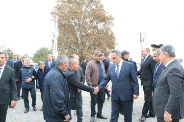 Fəxarlı kəndində Şəhidlər Xatirə Abidəsi yenidənqurma işlərindən sonra ziyarət olundu