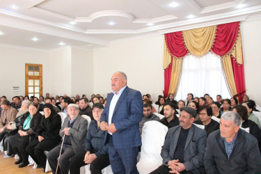 Qızılhacılıda səyyar qəbul keçirildi