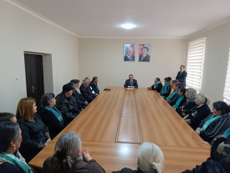 Goranboyda icra başçısı bir qrup şəhid ailələri ilə görüşdü