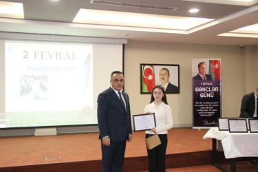 “2 fevral - Azərbaycan Gəncləri Günü” ilə bağlı tədbir keçirildi