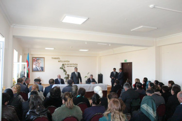 Tap Qaraqoyunlu kəndində keçirildi səyyar qəbul keçirildi