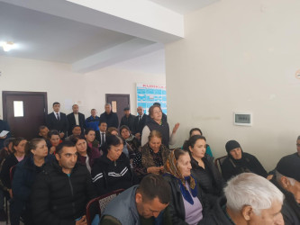 Təklə kəndində səyyar qəbul keçirildi