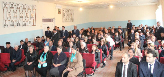 Goranboyda növbəti səyyar qəbul Qaradağlıda keçirildi