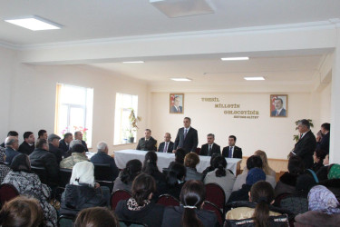 Tap Qaraqoyunluda səyyar qəbul keçirildi