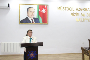 Goranboyda Ümummilli Lider Heydər Əliyevin anım günü ilə  bağlı, “Heydər Əliyev-dövlətçilik və liderlik məktəbi” adlı konfrans keçirildi