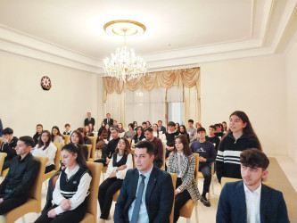 "Goranboy 2026-Gənclər Paytaxtı" ümumrayon tədbirləri çərçivəsində, Heydər Əliyev Mərkəzində bir qrup fəal gənclərlə görüş keçirildi