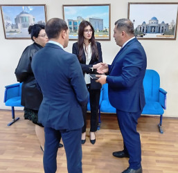 Goranboy rayon İcra Hakimiyyətində vətəndaşların müraciətləri dinlənildi