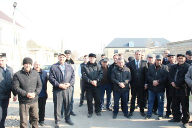 Fəxralı kəndində sakinlərin su təminatının yaxşılaşdırılması sahəsində əsaslı işlər görülüb