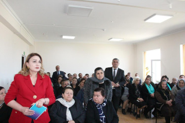 Tap Qaraqoyunlu kəndində keçirildi səyyar qəbul keçirildi