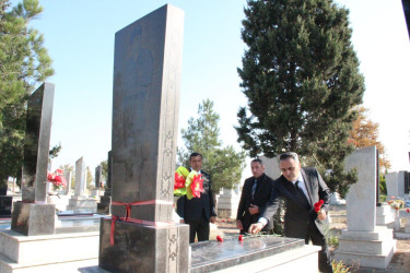 Sarov kəndində şəhidlərimizin məzarları ziyarət edildi