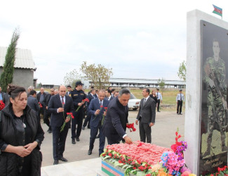 “27 sentyabr-Anım Günü”nün beşinci ildönümü ilə bağlı Dəliməmmədlidə şəhidlərimizin məzarları ziyarət olundu