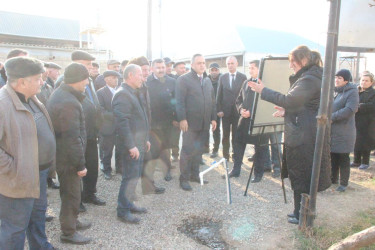 Fəxralı kəndində sakinlərin su təminatının yaxşılaşdırılması sahəsində əsaslı işlər görülüb