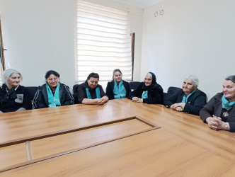 Goranboyda icra başçısı bir qrup şəhid ailələri ilə görüşdü