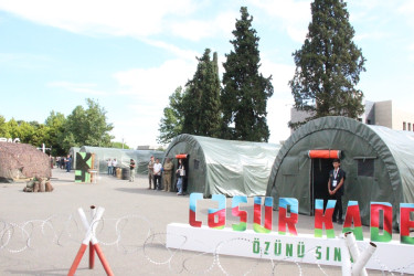 Goranboyda XXIX “Şahin” Hərbi-İdman oyununun final mərhələsi təntənəli şəkildə keçirildi