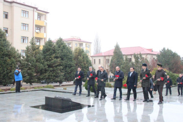 Goranboyda, Xocalı soyqırımı faciəsinin 34-cü ildönümü ilə bağlı, ümumrayon tədbiri keçirildi